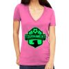 Tultex 214 - Ladies' Slim Fit Fine Jersey V-Neck Thumbnail