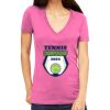 Tultex 214 - Ladies' Slim Fit Fine Jersey V-Neck Thumbnail