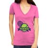 Tultex 214 - Ladies' Slim Fit Fine Jersey V-Neck Thumbnail