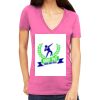 Tultex 214 - Ladies' Slim Fit Fine Jersey V-Neck Thumbnail