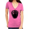 Tultex 214 - Ladies' Slim Fit Fine Jersey V-Neck Thumbnail