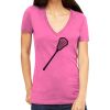 Tultex 214 - Ladies' Slim Fit Fine Jersey V-Neck Thumbnail