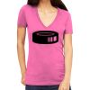 Tultex 214 - Ladies' Slim Fit Fine Jersey V-Neck Thumbnail