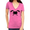 Tultex 214 - Ladies' Slim Fit Fine Jersey V-Neck Thumbnail