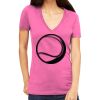 Tultex 214 - Ladies' Slim Fit Fine Jersey V-Neck Thumbnail