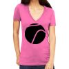 Tultex 214 - Ladies' Slim Fit Fine Jersey V-Neck Thumbnail
