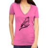 Tultex 214 - Ladies' Slim Fit Fine Jersey V-Neck Thumbnail