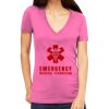 Tultex 214 - Ladies' Slim Fit Fine Jersey V-Neck Thumbnail