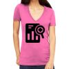 Tultex 214 - Ladies' Slim Fit Fine Jersey V-Neck Thumbnail