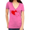 Tultex 214 - Ladies' Slim Fit Fine Jersey V-Neck Thumbnail