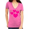 Tultex 214 - Ladies' Slim Fit Fine Jersey V-Neck Thumbnail