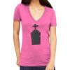 Tultex 214 - Ladies' Slim Fit Fine Jersey V-Neck Thumbnail