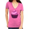 Tultex 214 - Ladies' Slim Fit Fine Jersey V-Neck Thumbnail