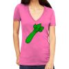 Tultex 214 - Ladies' Slim Fit Fine Jersey V-Neck Thumbnail