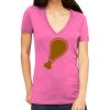 Tultex 214 - Ladies' Slim Fit Fine Jersey V-Neck Thumbnail