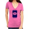 Tultex 214 - Ladies' Slim Fit Fine Jersey V-Neck Thumbnail
