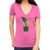 Tultex 214 - Ladies' Slim Fit Fine Jersey V-Neck Thumbnail