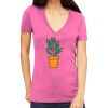 Tultex 214 - Ladies' Slim Fit Fine Jersey V-Neck Thumbnail