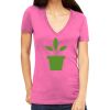 Tultex 214 - Ladies' Slim Fit Fine Jersey V-Neck Thumbnail