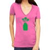 Tultex 214 - Ladies' Slim Fit Fine Jersey V-Neck Thumbnail