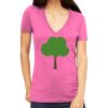 Tultex 214 - Ladies' Slim Fit Fine Jersey V-Neck Thumbnail