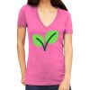 Tultex 214 - Ladies' Slim Fit Fine Jersey V-Neck Thumbnail